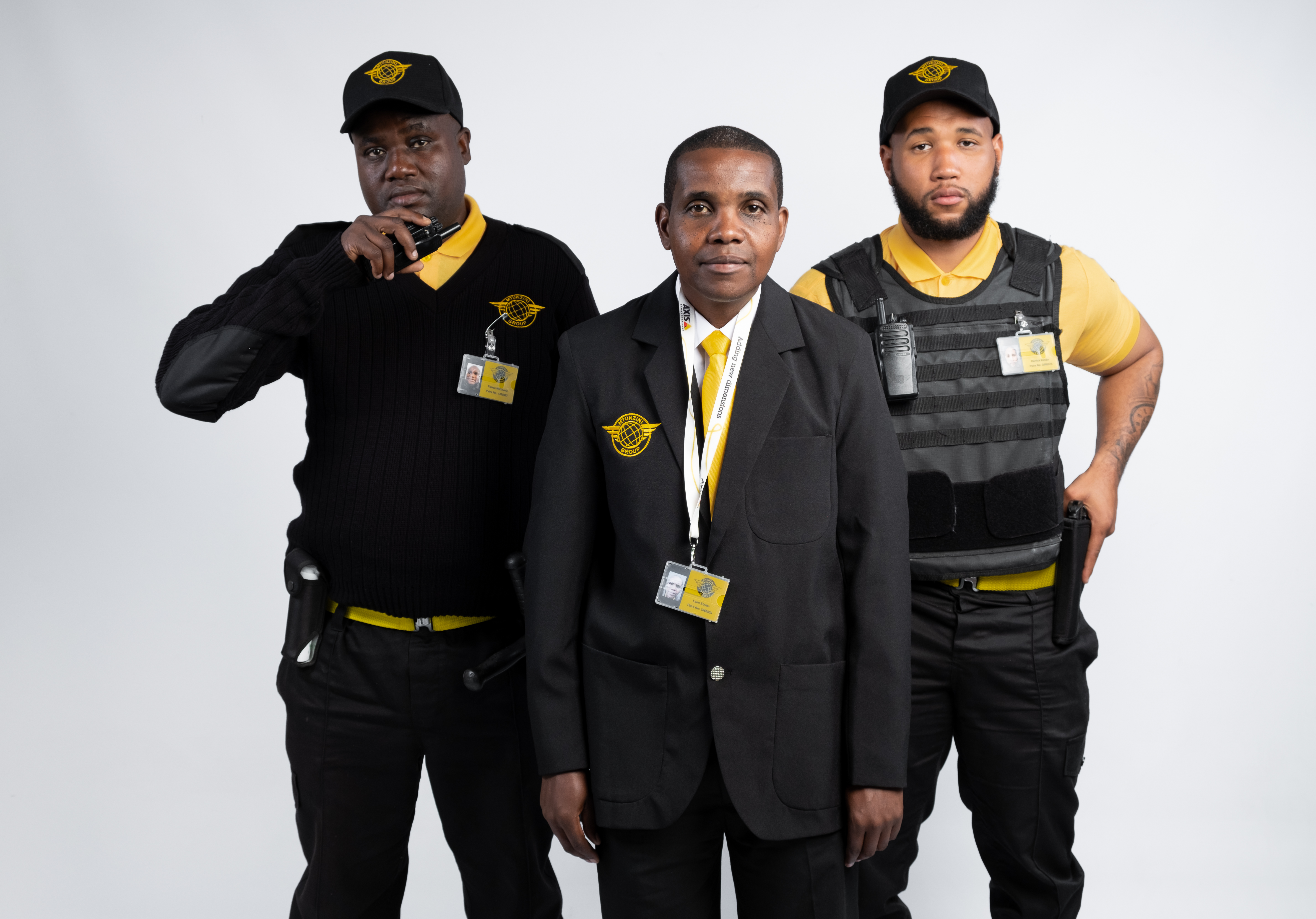 Security guards on site in Randburg
